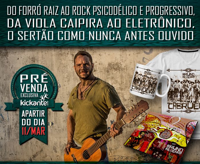 Bruno Bezerra faz CD com financiamento coletivo