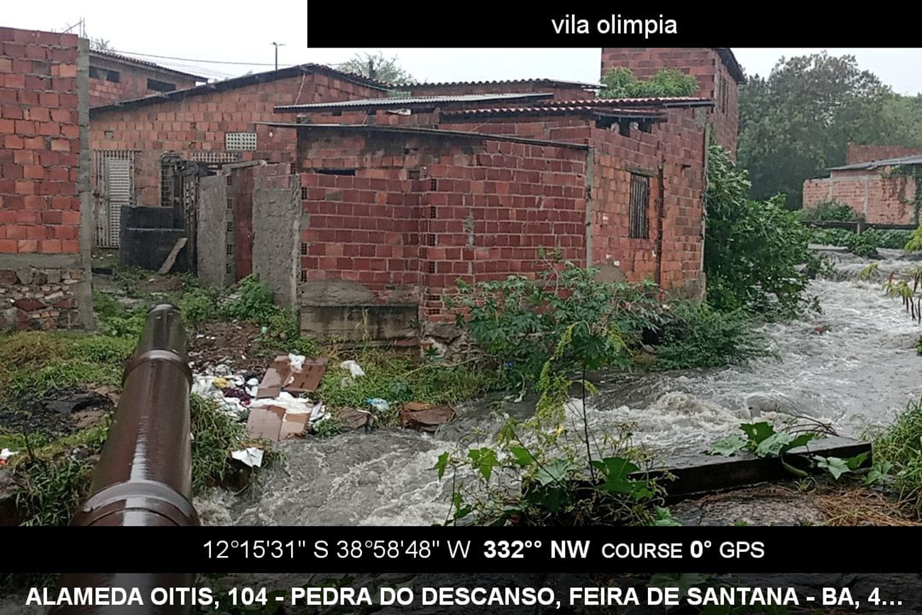 Defesa Civil monitora pontos críticos durante período de chuvas em Feira de Santana