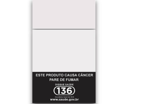 Embalagem de cigarro será branca com alerta sobre câncer  