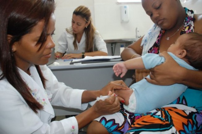 Vacina contra tuberculose em quatro unidades de saúde
