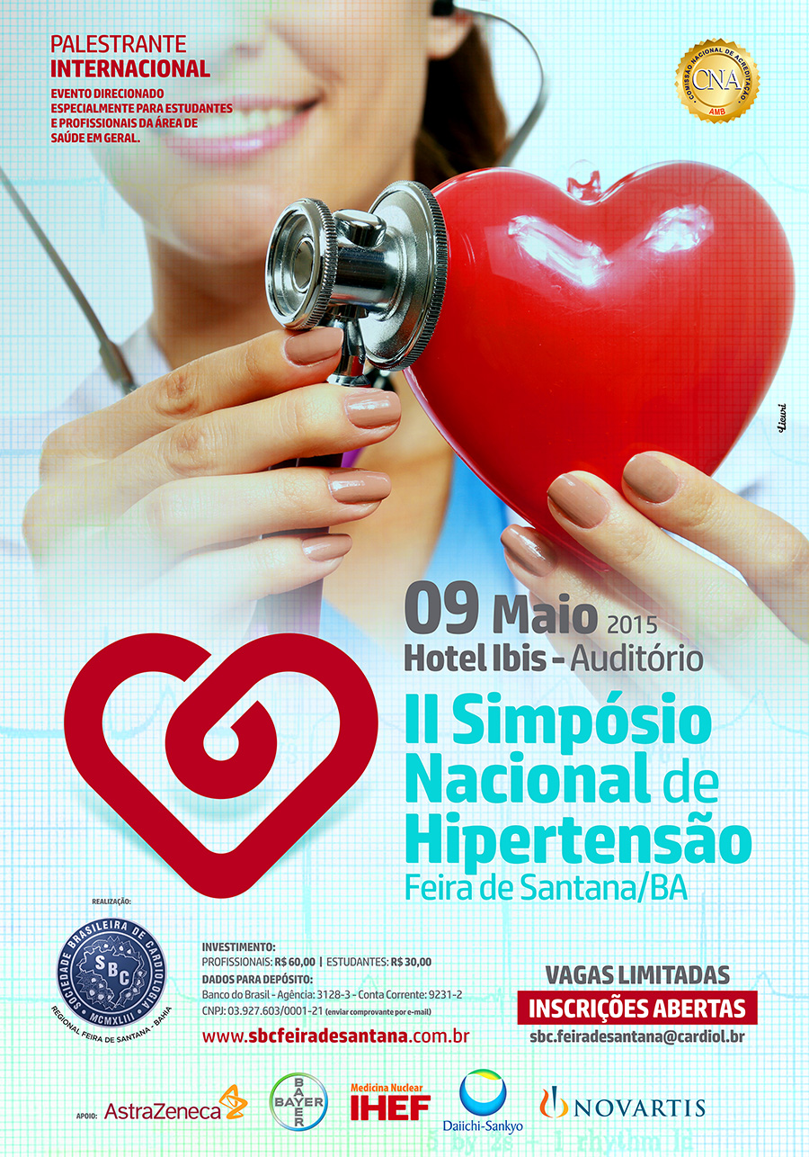 Inscrições para o II Simpósio Nacional de Hipertensão são abertas