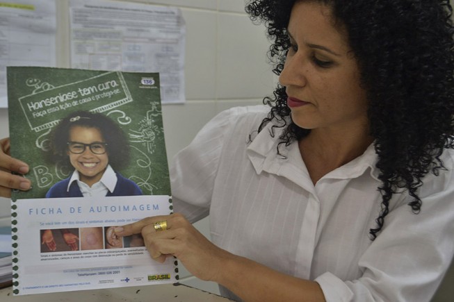 Estudantes são alvo de campanha contra hanseníase