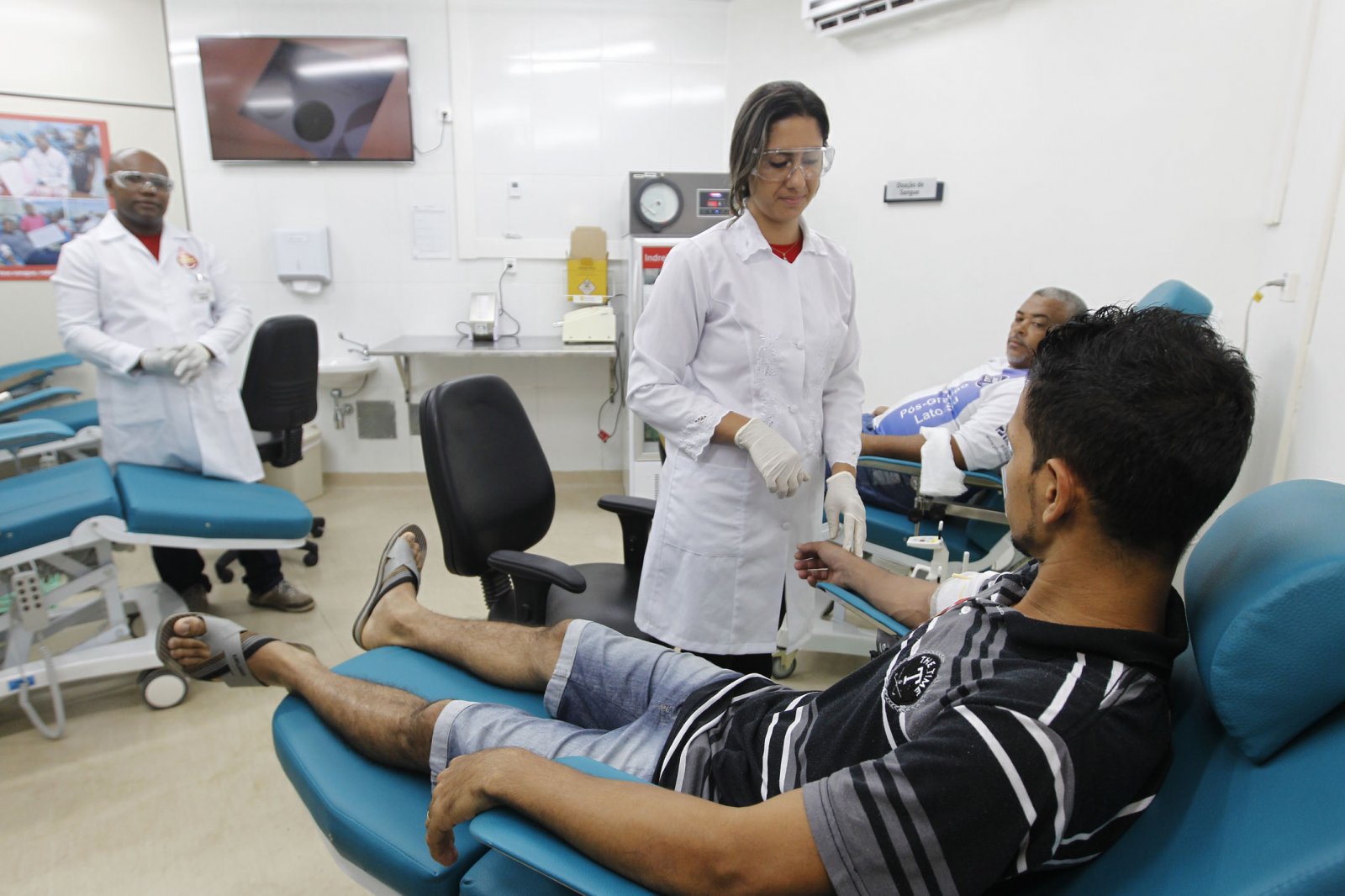 Hemoba inaugura unidade de coleta de sangue no SAC de Cajazeiras