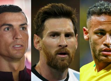 Neymar, Messi e Cristiano Ronaldo são finalistas ao prêmio de melhor do mundo