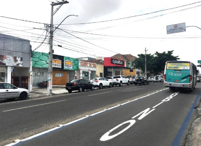 Avenida Senhor dos Passos terá faixa exclusiva para ônibus a partir de quinta