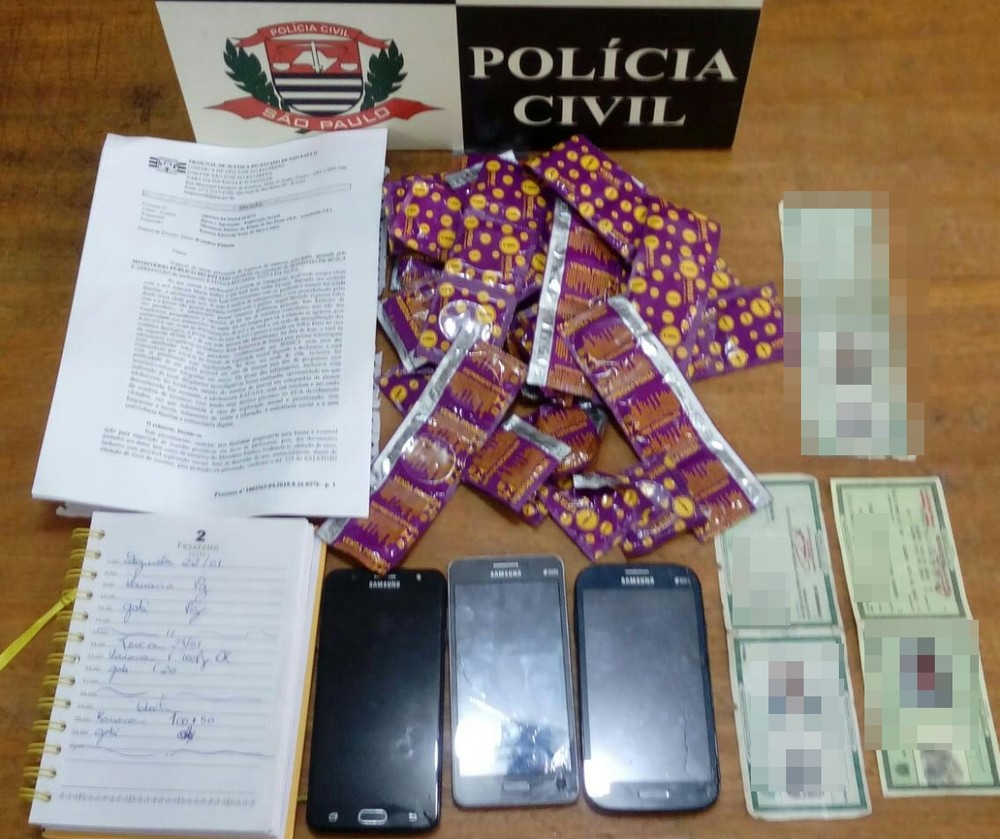 Polícia flagra menores em situação de exploração sexual