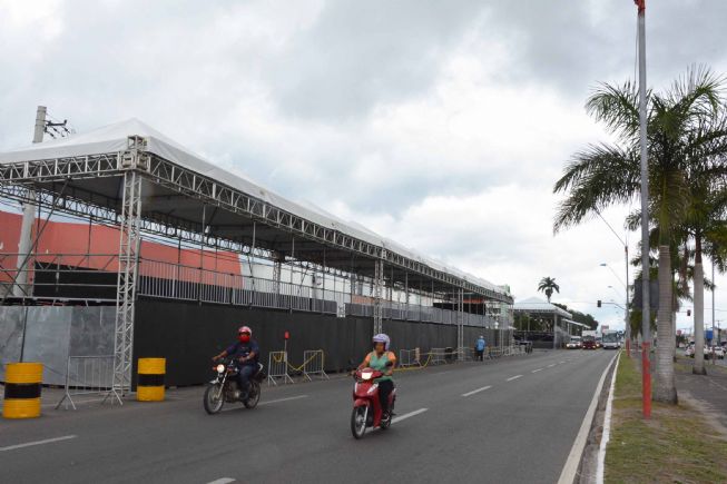 80% das estruturas montadas no principal circuito da Micareta estão em fase de conclusão