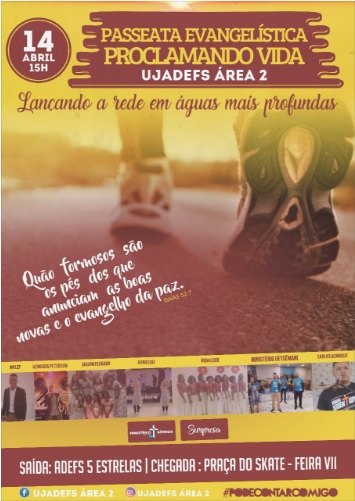 Juventude de Feira se reúne para proclamar vida dia 14 de abril na região do Tomba  