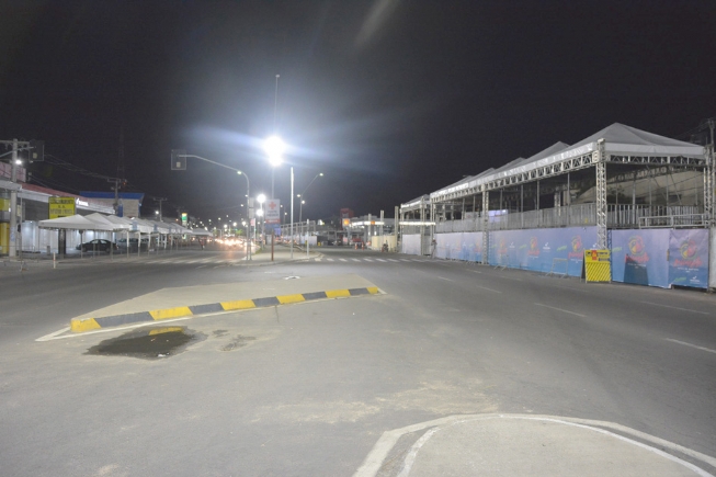 Com luminárias de LED, consumo de energia elétrica no Circuito Maneca Ferreira será 80 por cento menor