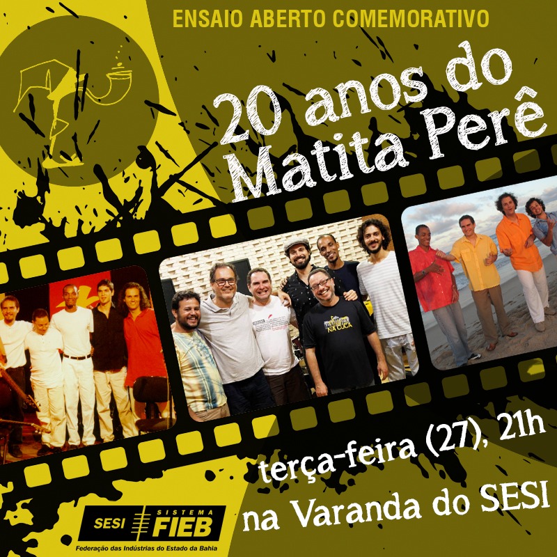 O Matita Perê celebra 20 anos com um Ensaio Aberto na Varanda do SESI