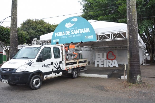 Parque de Exposição recebe ajustes finais para a Expofeira 2019