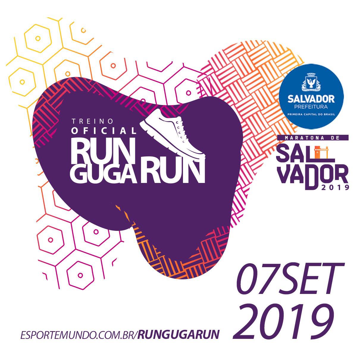 3º Run Guga Run reunirá 1.200 atletas para treino oficial da Maratona Salvador.