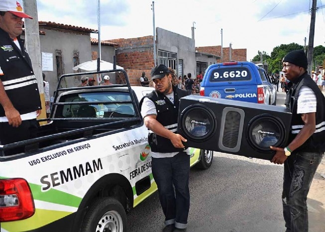 Apreensões pelas blitzen do silêncio em 2019 correspondem à metade feita nos últimos dois anos