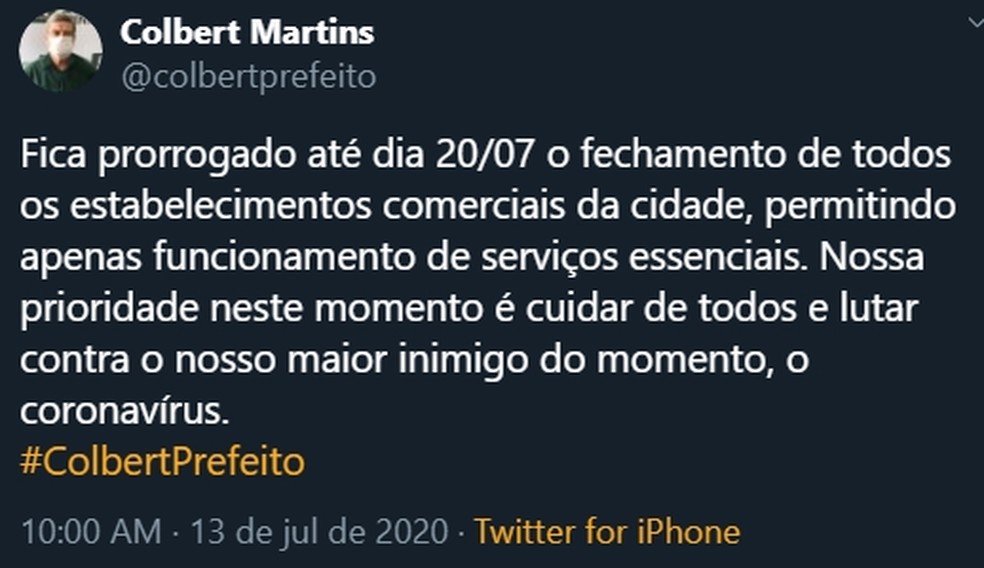 Prefeitura de Feira de Santana prorroga fechamento de comércio