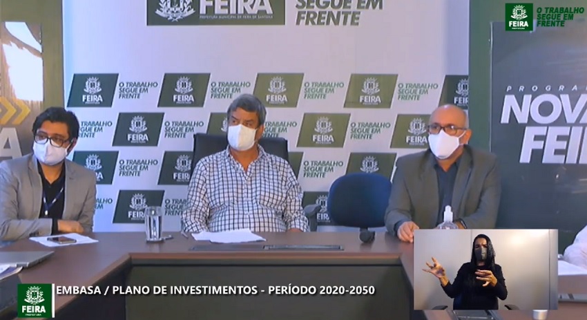 Novo contrato Prefeitura-Embasa prevê ampliar cobertura de esgoto em Feira dos atuais 68 para 90 por cento 