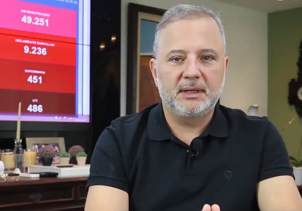 Fábio Vilas-Boas tem 25% dos pulmões comprometidos, mas diz ter quadro leve