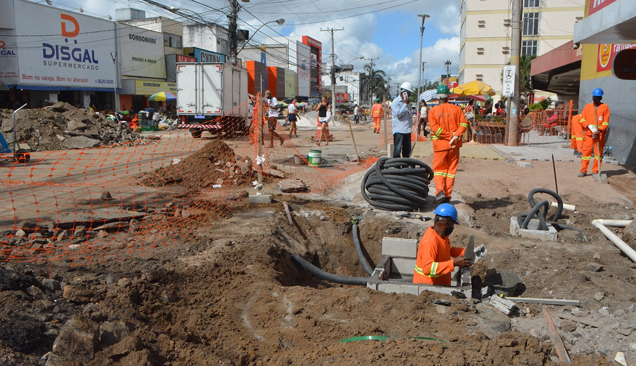 Ruas do centro de Feira serão interditadas para obras de requalificação