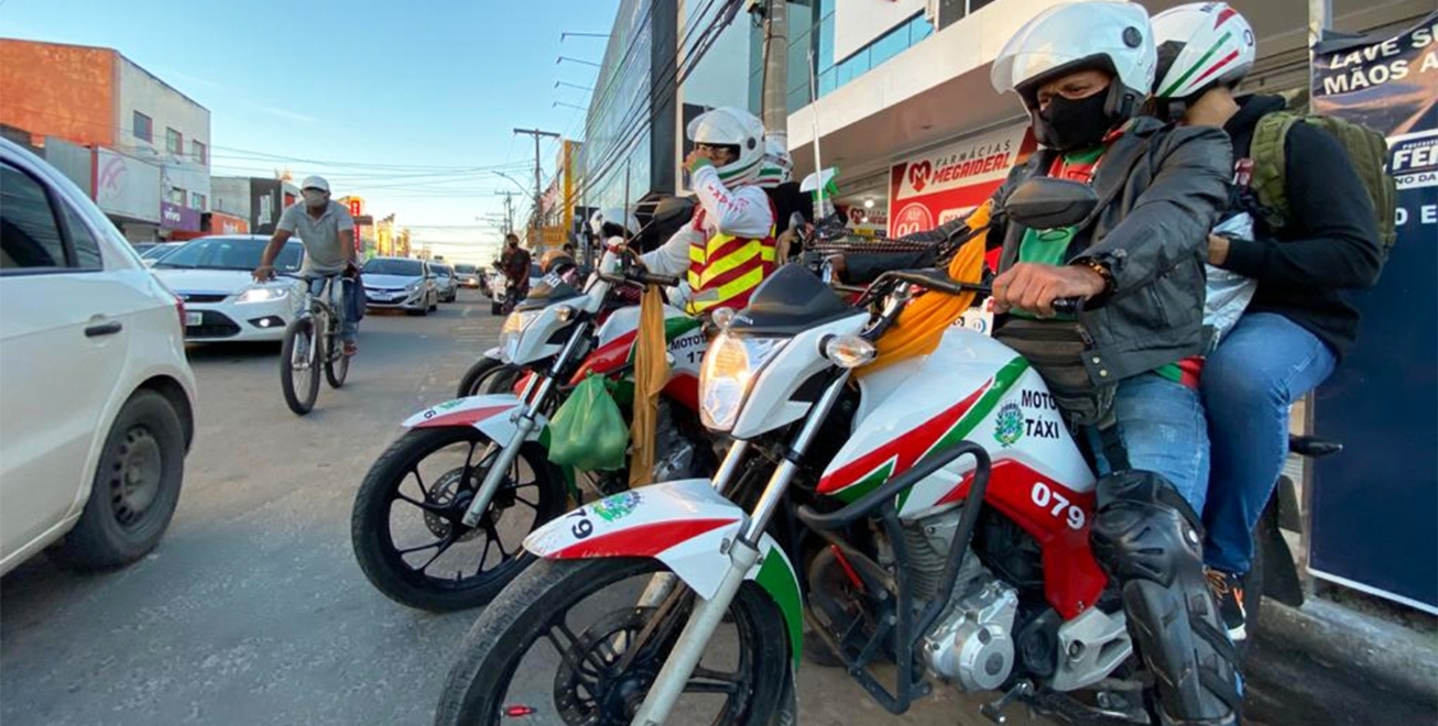 Credenciamento de mototaxistas é prorrogado até o próximo dia 15