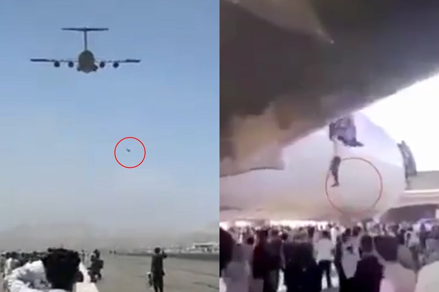Força Aérea dos EUA encontra restos mortais em trem de pouso de avião militar que saiu de Cabul e promete investigar