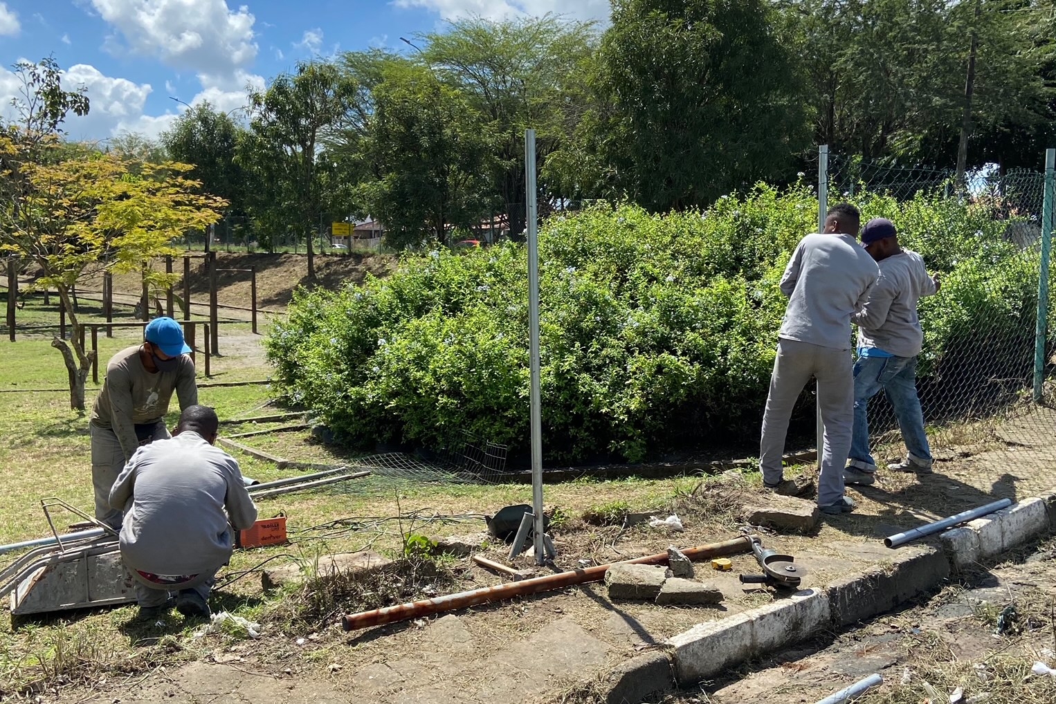 Secretaria de Serviços Públicos de Feira de Santana prepara parques para reabertura