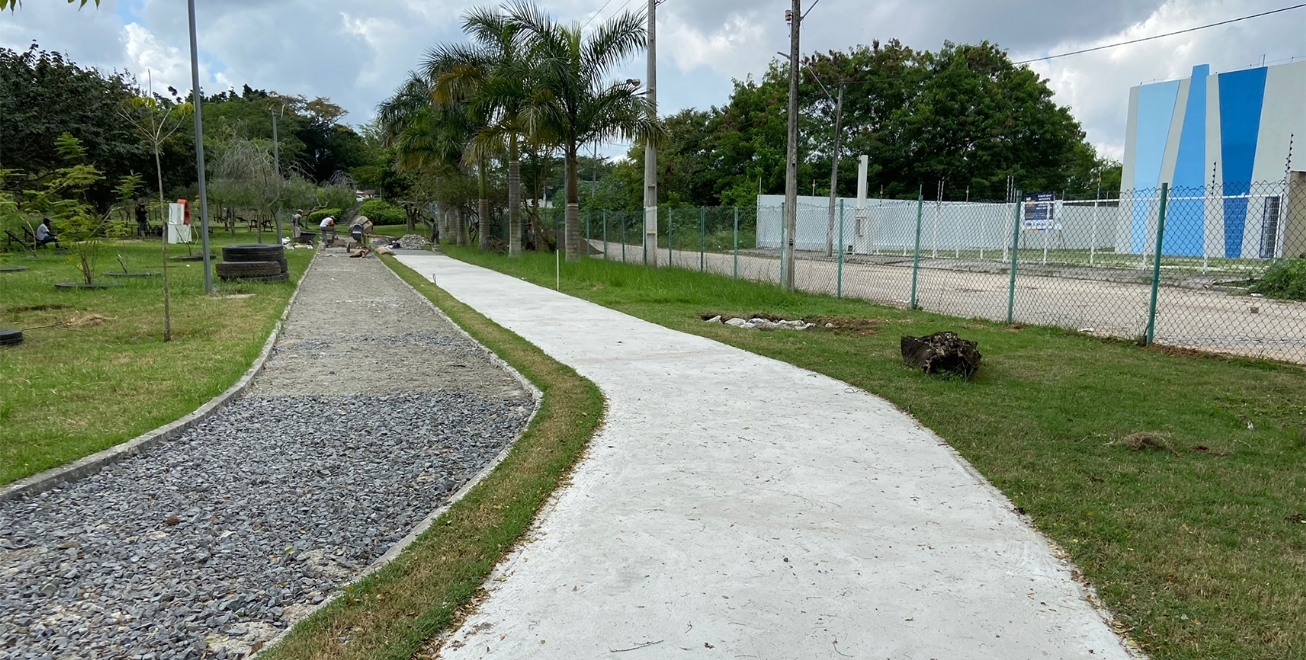 Parque da Lagoa passa por manutenção para receber a comunidade feirense