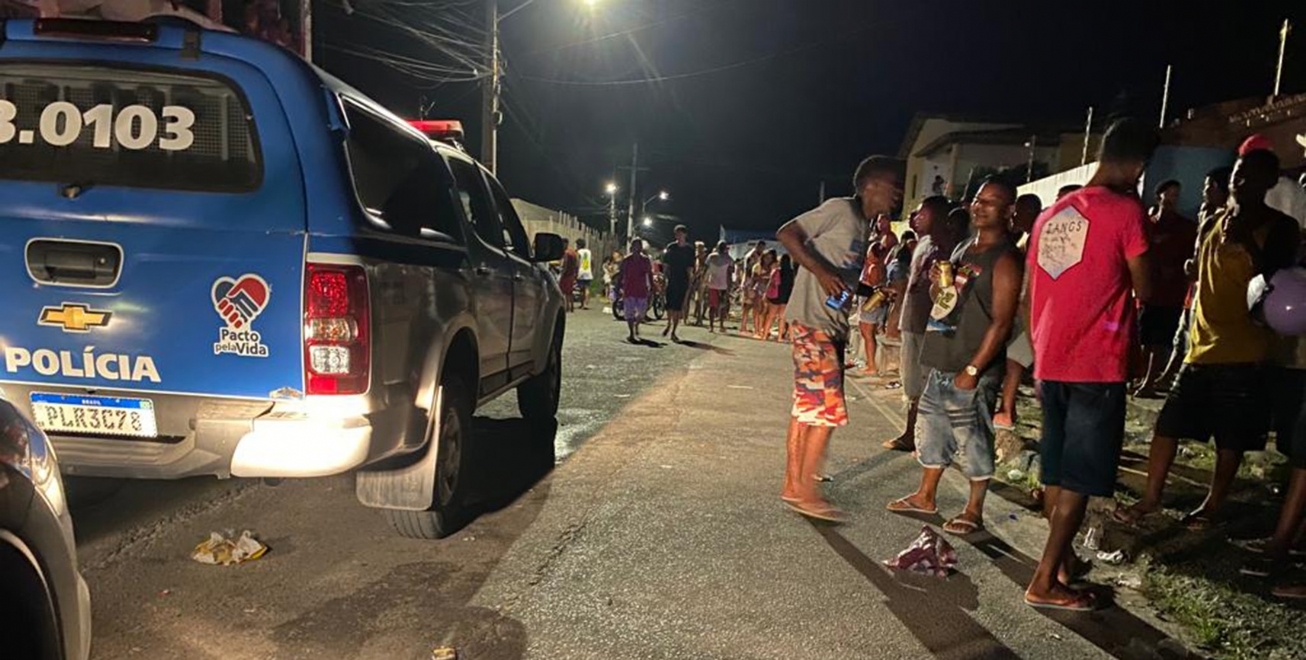 Fiscalização apreendeu 5 aparelhos de som e encerrou uma festa de paredão, este fim de semana, em FSA