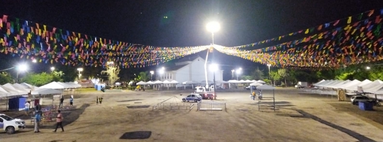 Maria Quitéria recebe ajustes finais na decoração para primeira noite de São João