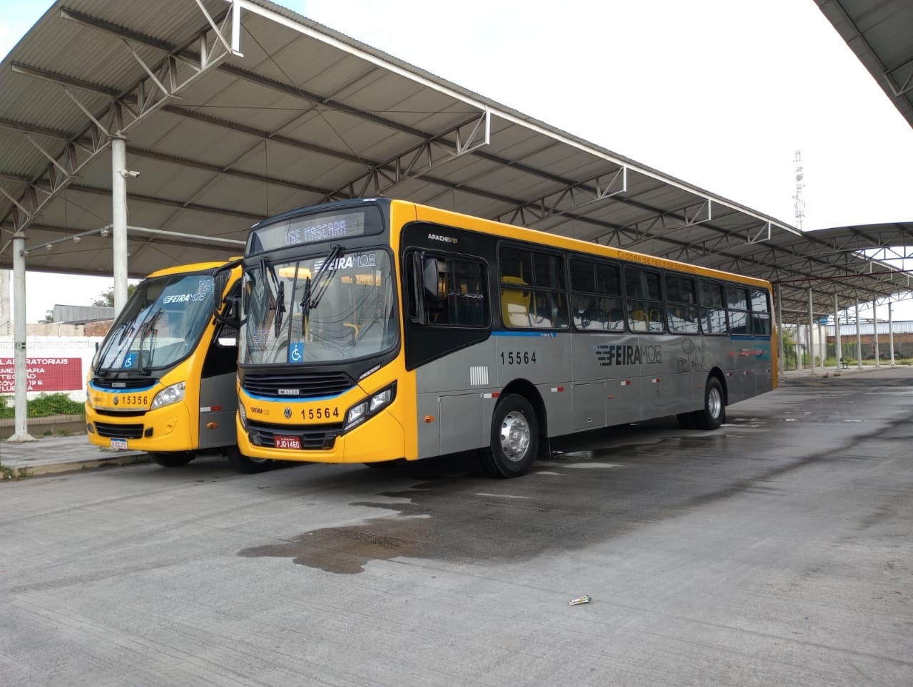 Terminais de transbordo da Noide Cerqueira e do bairro Pampalona já estão em funcionamento