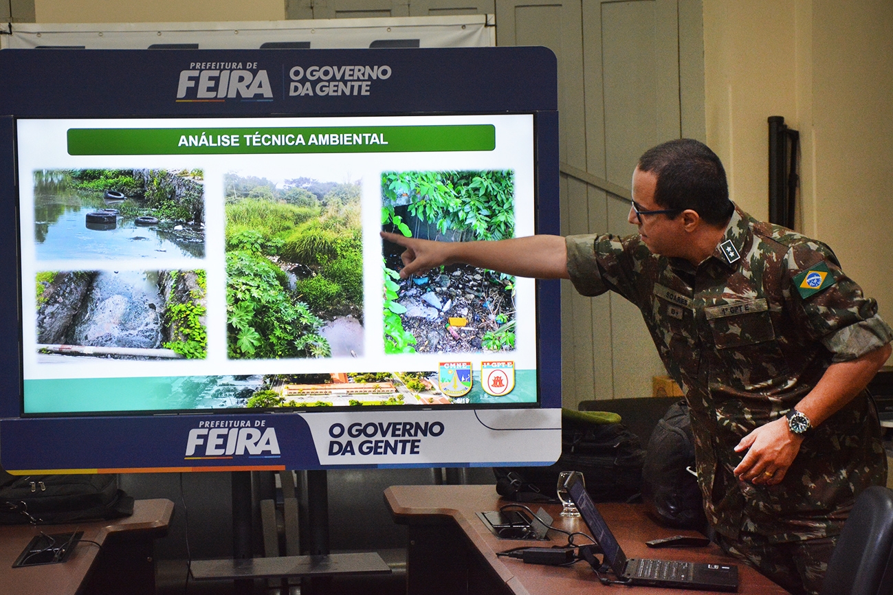 Comissão do Exército apresenta Plano de Ação para recuperar trecho do Rio Subaé, importante manancial de FSA