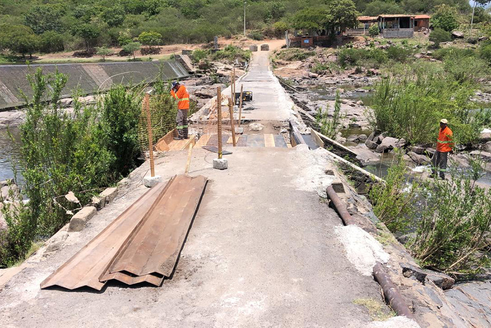 Obras na ponte de Jaguara devem ser concluídas até o início de fevereiro, diz Prefeitura   