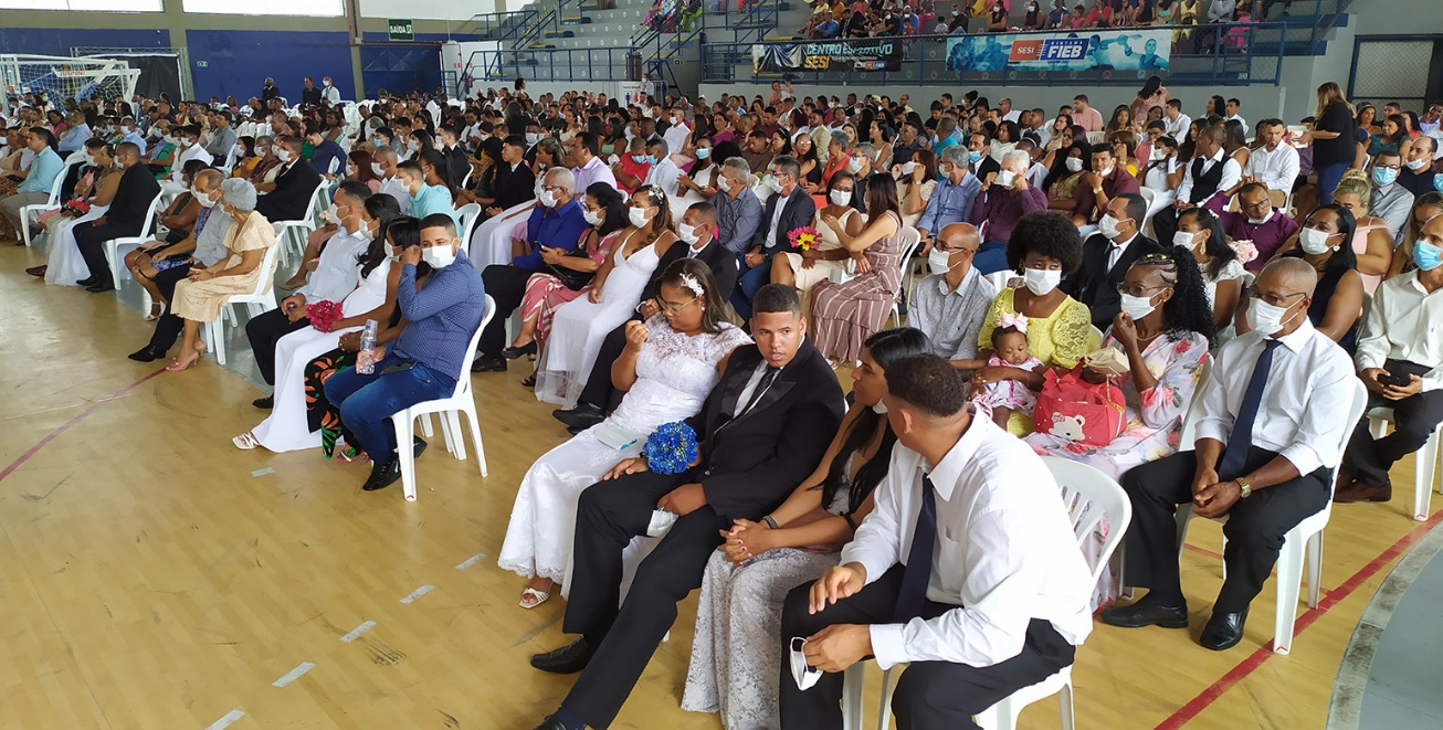 Prorrogadas até o dia 6 inscrições para o Casamento Coletivo, em Feira de Santana