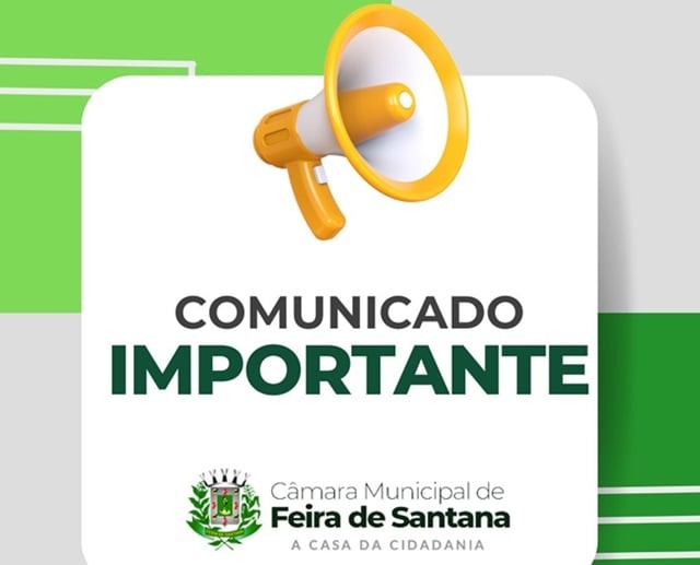 Câmara de Feira disponibiliza formulário para devolução de taxa de inscrição do concurso 001/2022