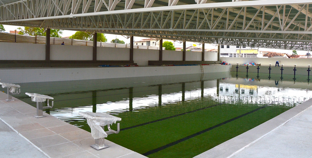 Com piscina olímpica e quadra poliesportiva, escola Diva Matos Portela será entregue em breve, em Feira de Santana