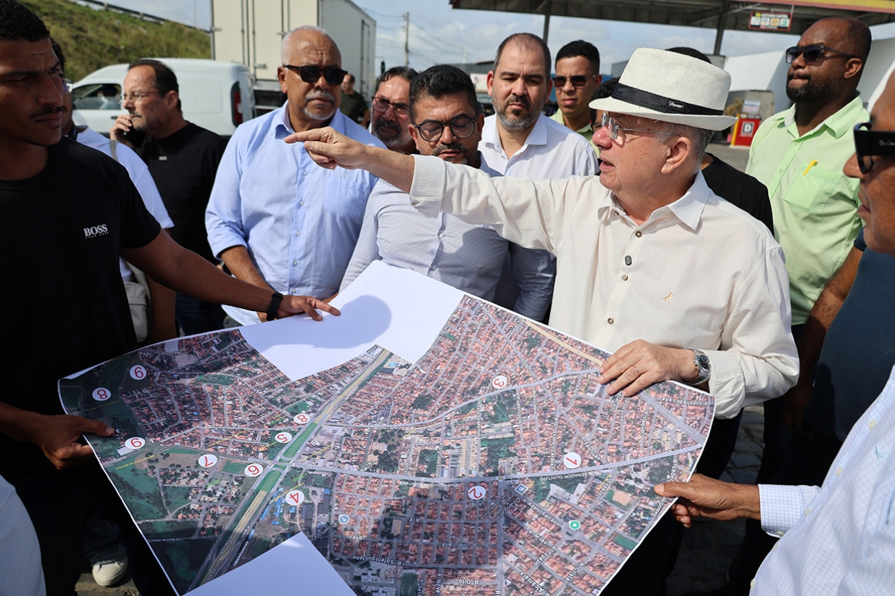 Prefeitura de Feira inicia obras de requalificação no entorno do viaduto da Cerb