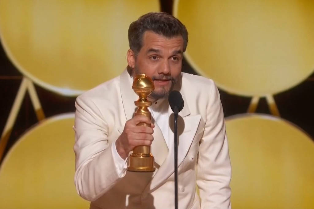 Wagner Moura faz história e vence Globo de Ouro de melhor ator em filme de drama