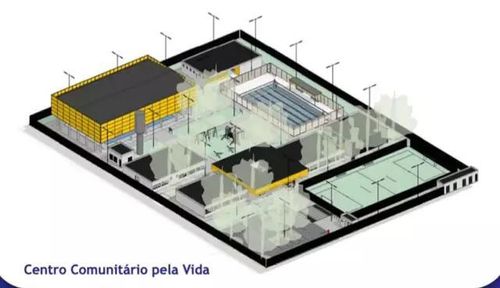 'É pra começar agora', afirma prefeito, sobre obra do Centro Comunitário pela Vida (Convive);  área é maior que um estádio
