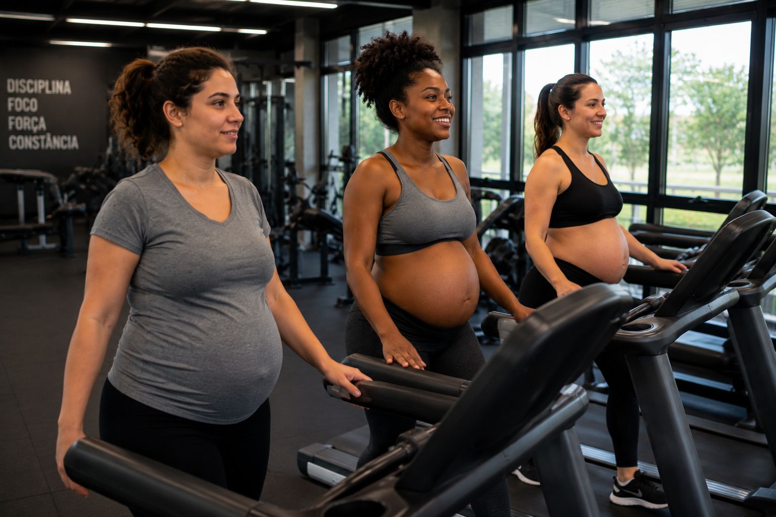Exercícios moderados na gestação: benefícios para a mãe e o bebê.