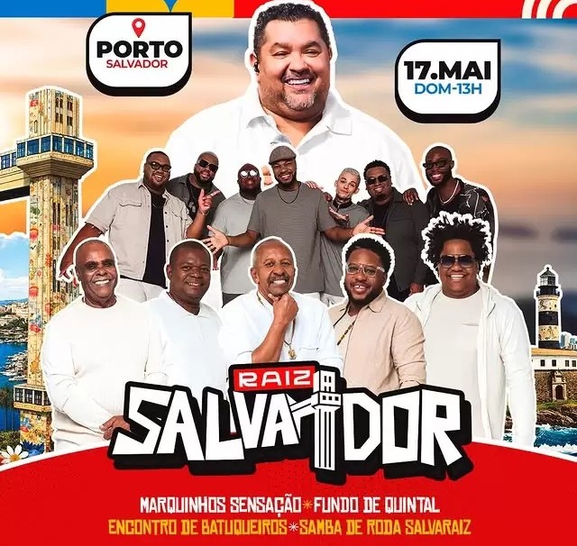 Salvador recebe encontro de grandes nomes do samba no evento Salvador Raiz