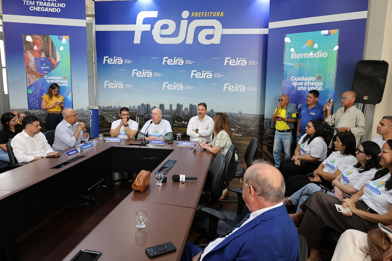 Prefeitura de Feira de Santana lança programa que entregará medicamentos de uso contínuo em casa